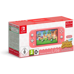 NINTENDO SWITCH KONZOLA LITE CORAL + ANIMAL CROSSING + NINTENDO ONLINE 3 mesečna brezplačna naročnina