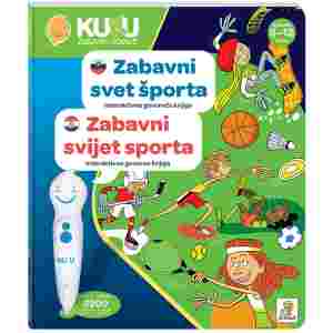 Interaktivna knjiga Kuku - Zabavni svet športa (brez pisala)