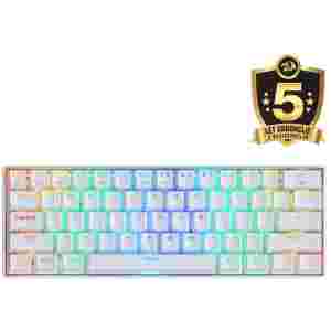 REDRAGON DRACONIC K530RGB PRO BT/ŽIČNA BELA MEHANSKA TIPKOVNICA