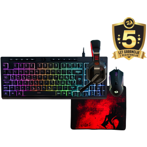 REDRAGON COMBO S149-BA SET (4in1) TIPKOVNICA SLO/CRO