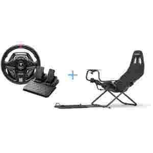 BUNDLE - THRUSTMASTER T128-P PS4/PS5/PC + PLAYSEAT CHALLENGE