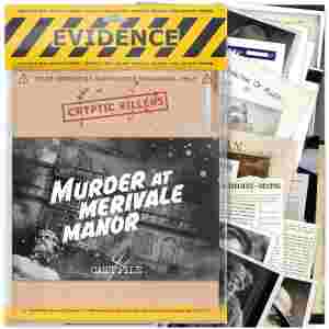 Detektivska igra - Murder at Merivale Manor - Cryptic Killers T4