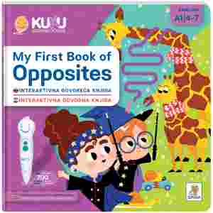 Interaktivna knjiga Kuku - My First Book of Opposites (brez pisala)