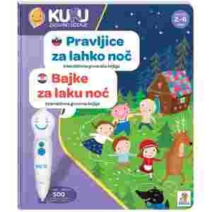 Interaktivna knjiga Kuku - Pravljice za lahko noč (brez pisala)